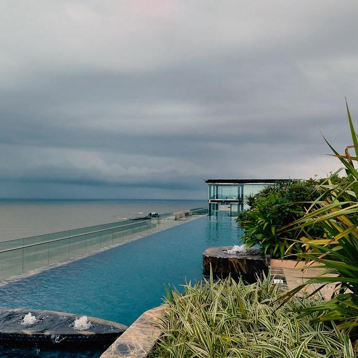 Kids playground area in France